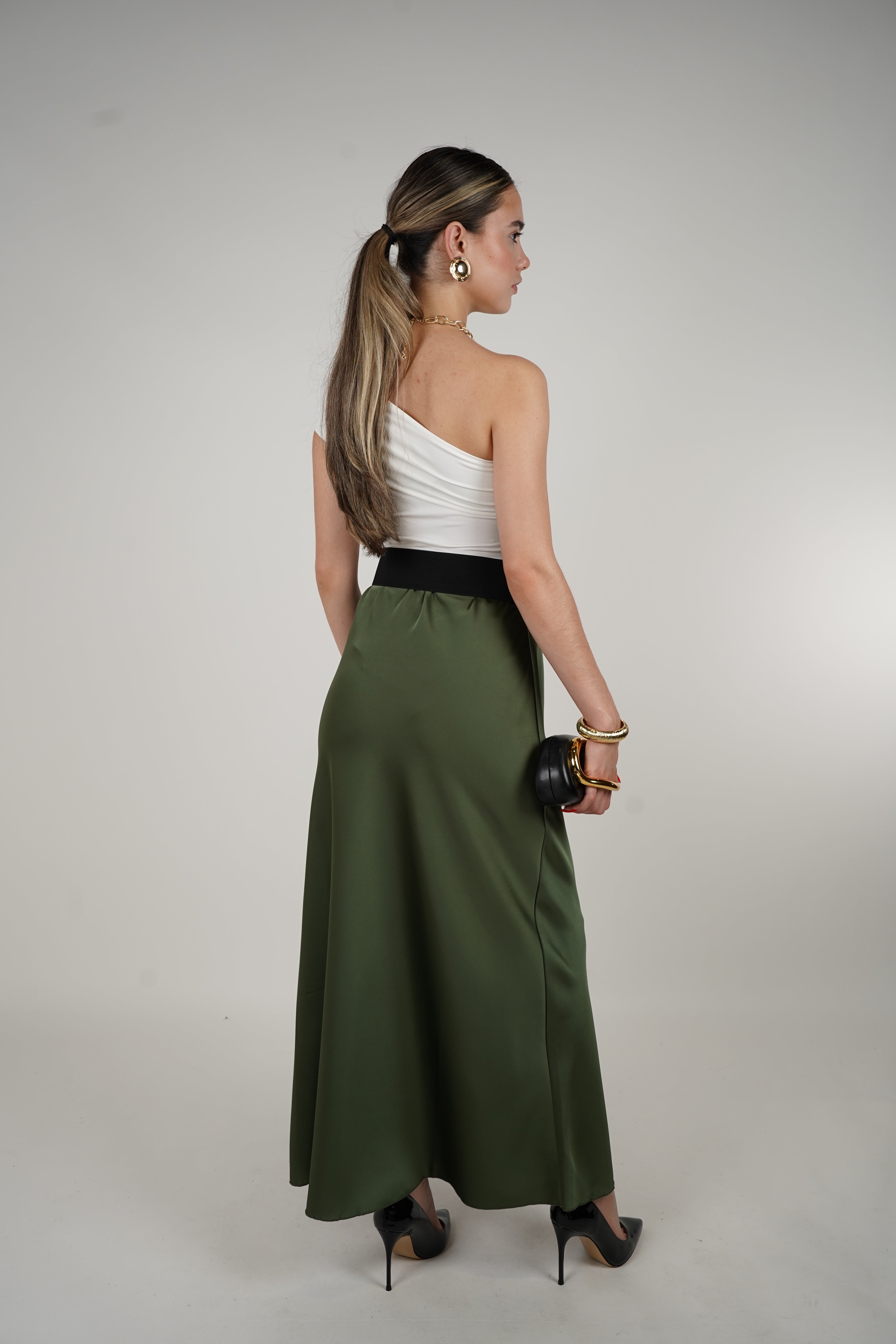 Falda midi Alicia